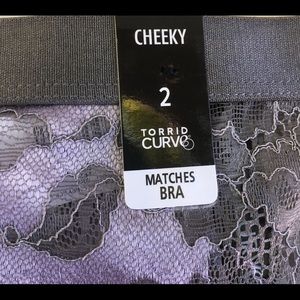 torrid Intimates & Sleepwear - NWT TORRID LAVENDER SILVER LACE PANTY SZ 2 torrid Intimates & Sleepwear - NWT TORRID LAVENDER SILVER LACE PANTY SZ 2